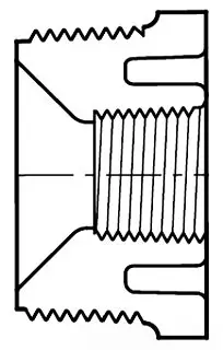 1-1/4" x 3/4" - PVC Schedule 80 IPS Bushing