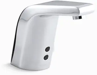 Kohler #K-7515-CP Chrome Single Hole Battery Powered Electronic Lavatory Faucet