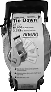 #S20-302 27' x 2" Ratchet Strap with Step Release J-Hooks