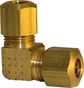 1/2" - Brass OD Compression 90-Elbow