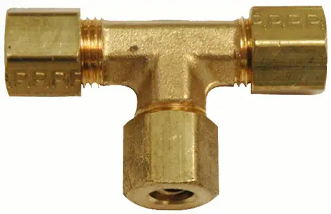 1/8" - Brass OD Compression Tee
