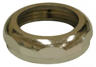 #T78-200 2" x 2" Chrome Metal Slip-Joint Nut