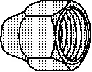 7/8" - Brass OD Short Flare Nut