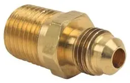 1/4" x 1/4" - Brass ODXM Flare Adapter