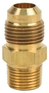 3/8" x 1/4" - Brass ODXM Flare Adapter