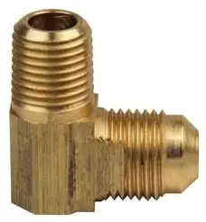 3/8" x 1/4" - Brass ODXM Flare 90-Elbow