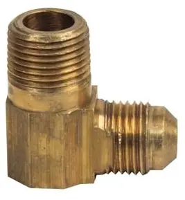 3/8" x 3/8" - Brass ODXM Flare 90-Elbow