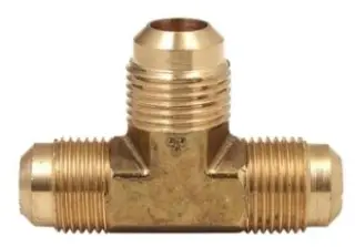 1/4" - Brass OD Flare Tee