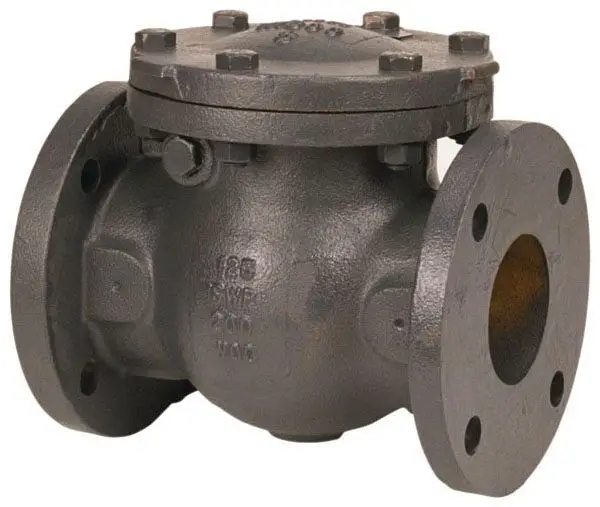 Nibco #F-918-B 6in 125# Cast Iron Check Valve - Flanged